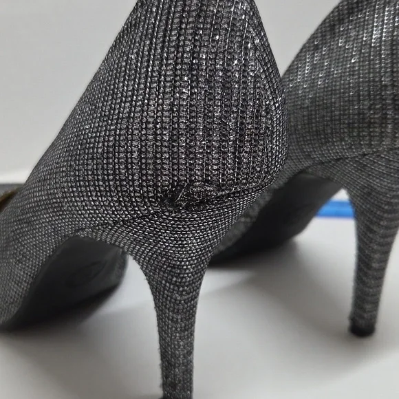 Michael Kors Nathalie Flex High Pump Glitter Chain Mesh Size 20M - Picture 6 of 7